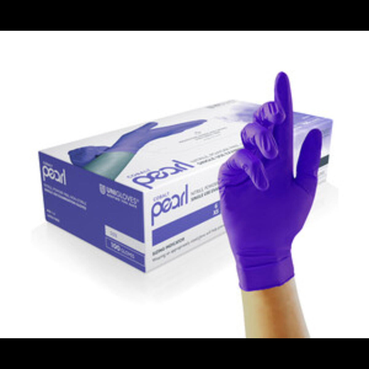 Einweghandschuhe Schutzhandschuhe aus Nitril Unigloves COBALT PEARL (100 Stück)