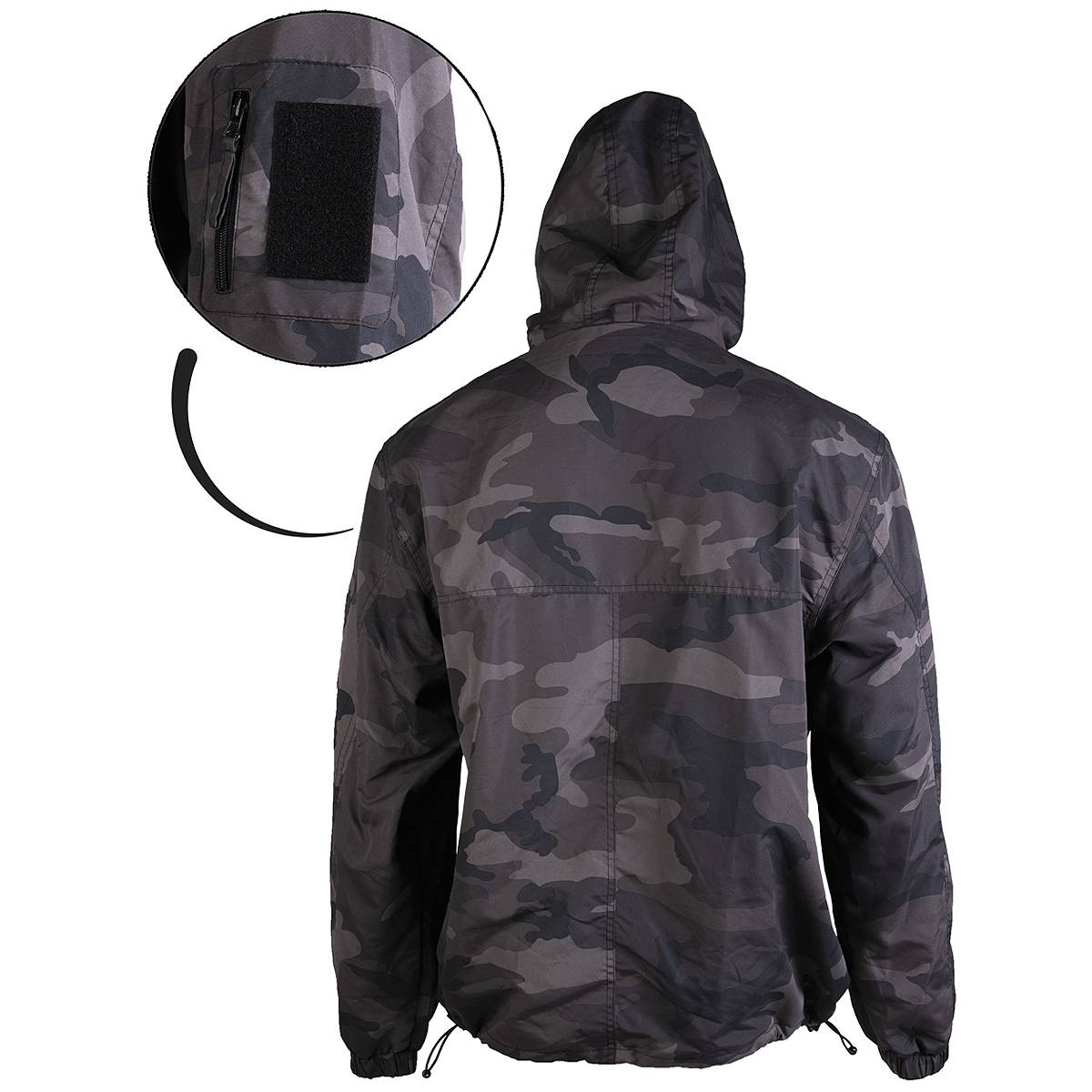 Mil-Tec Combat Anorak Summer Windbreaker Schlupfjacke Dark Camo