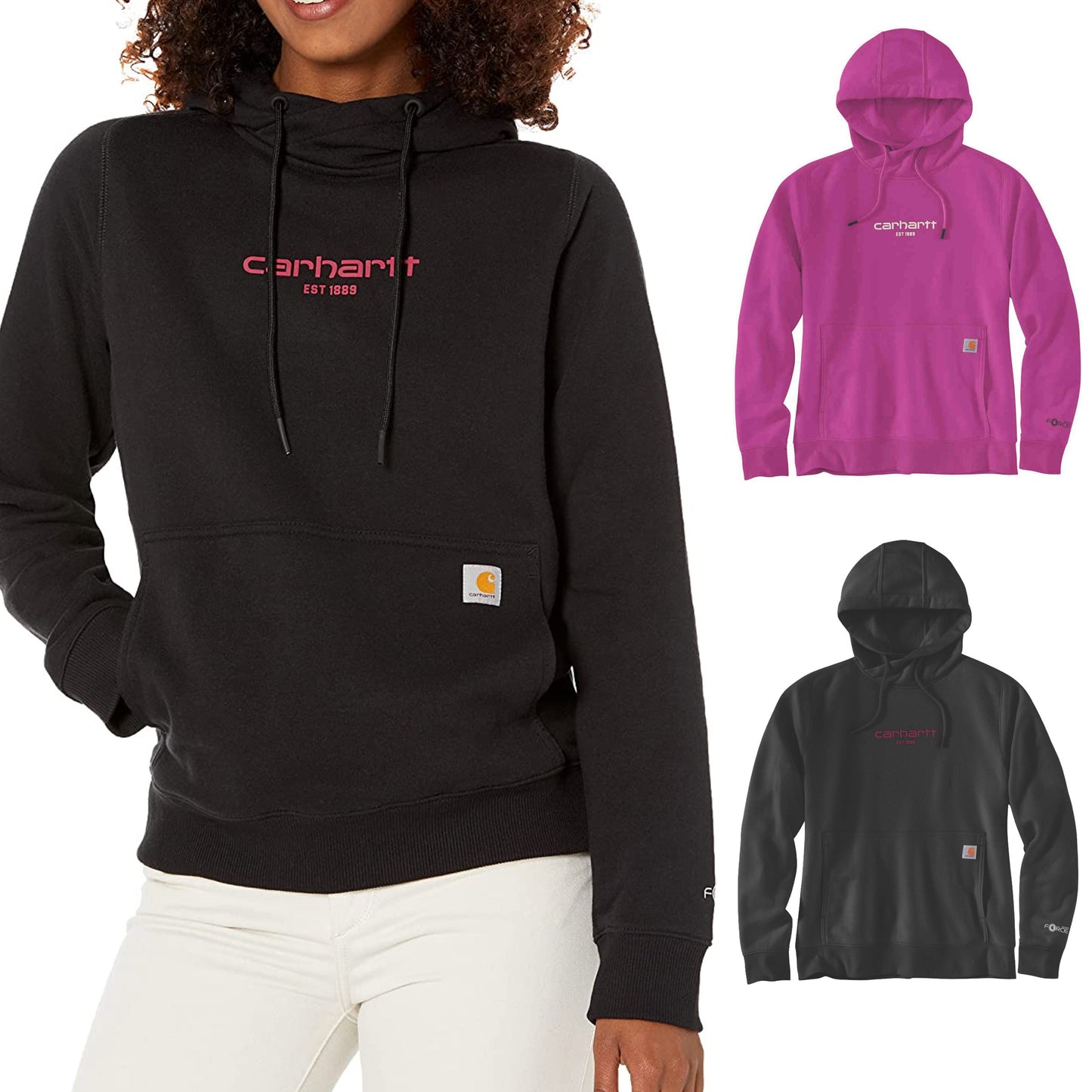 Carhartt Force Relaxed Fit Lightweight Graphic Damen Hoodie Sweatshirt 105573