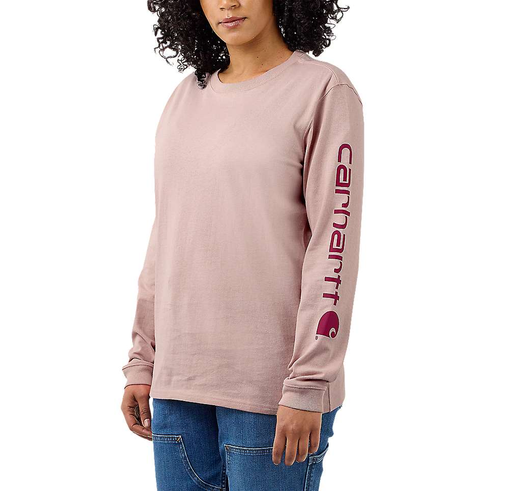 Carhartt Damen Long Sleeve Logo Sleeve Graphic T-Shirt 103401
