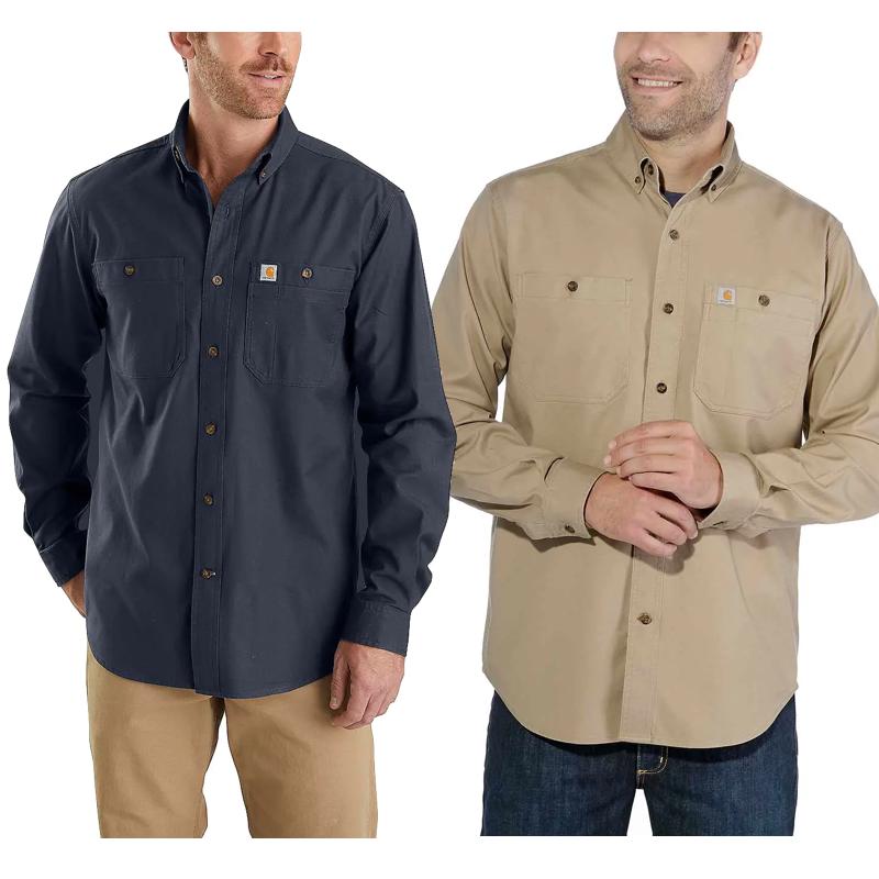 Carhartt Rugged Flex Herren Langarmhemd Canvas 103554