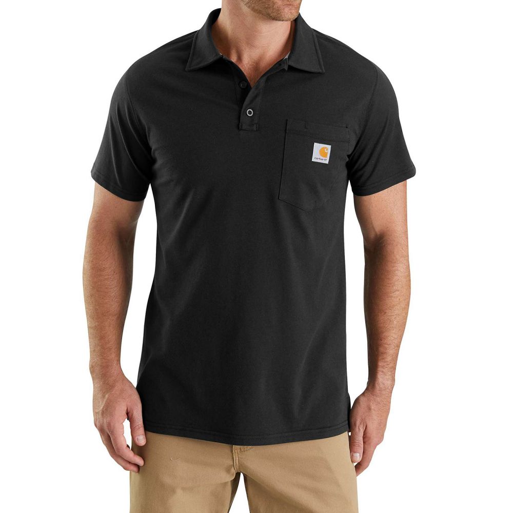 Carhartt Herren Polo Force Cotton Polo Shirt 103569