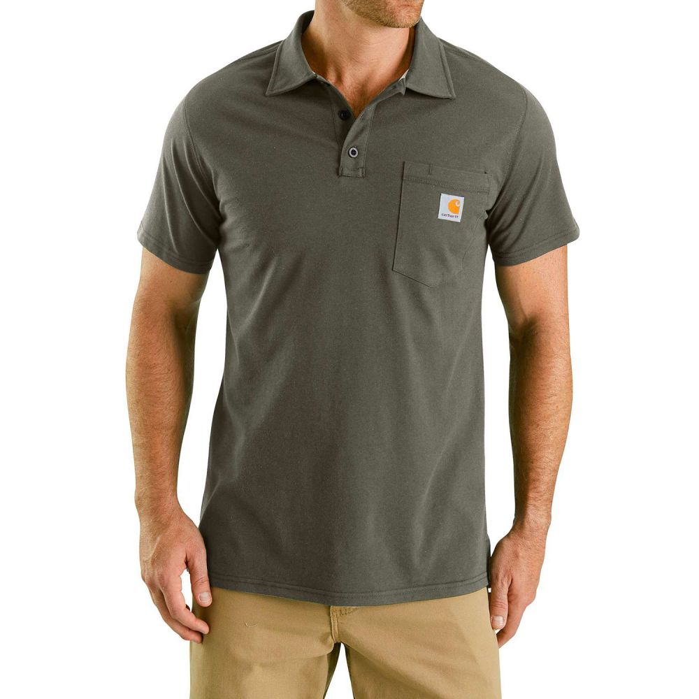 Carhartt Herren Polo Force Cotton Polo Shirt 103569