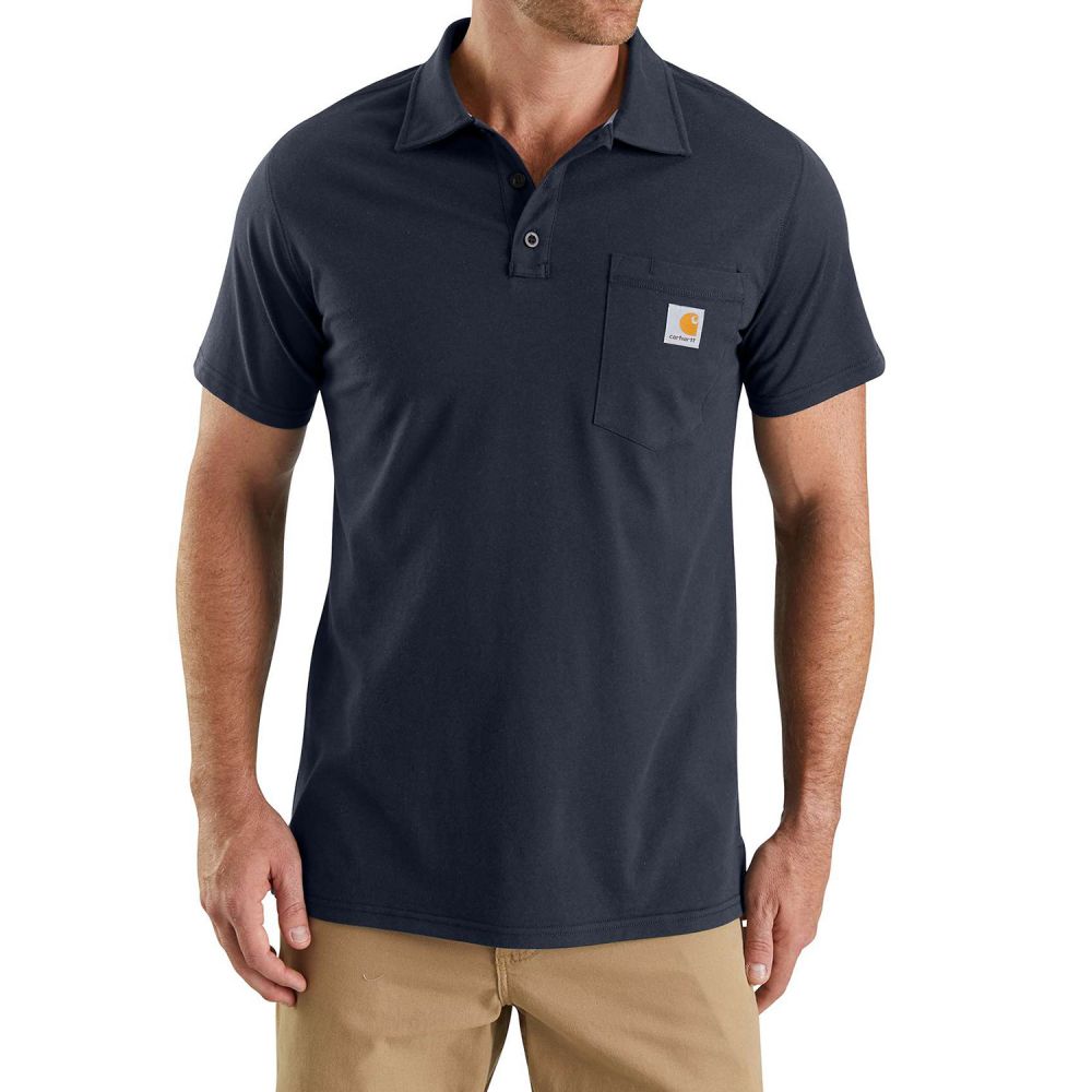 Carhartt Herren Polo Force Cotton Polo Shirt 103569