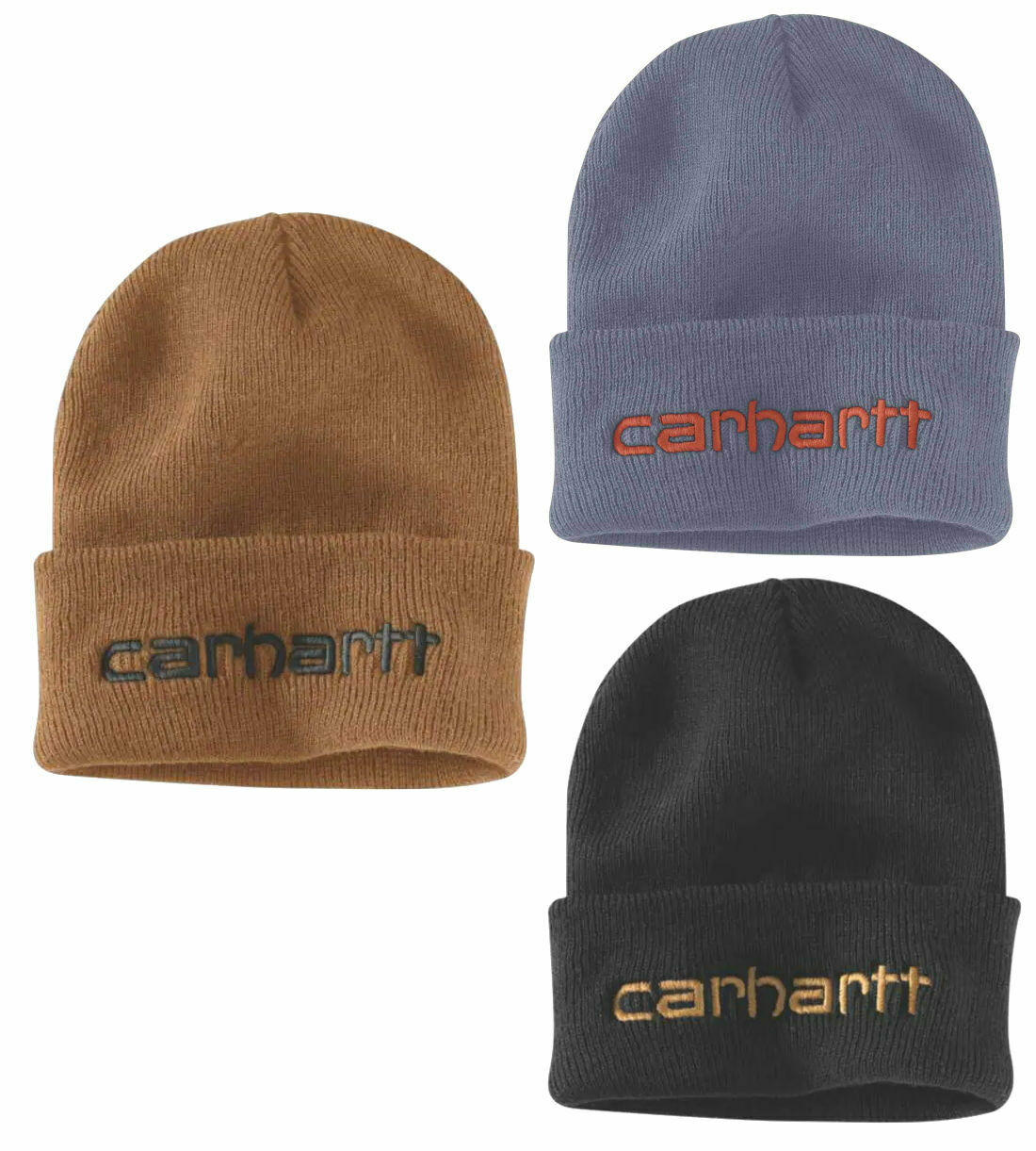 Carhartt Knit Insulated Logo Graphic Cuffed Beanie Wintermütze 104068