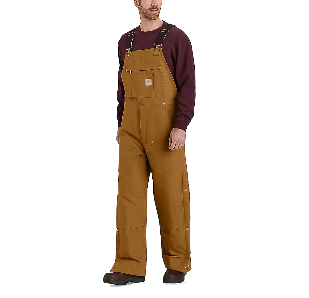 Carhartt Firm Duck Insulated Bib Overall gefütterte Latzhose 104393
