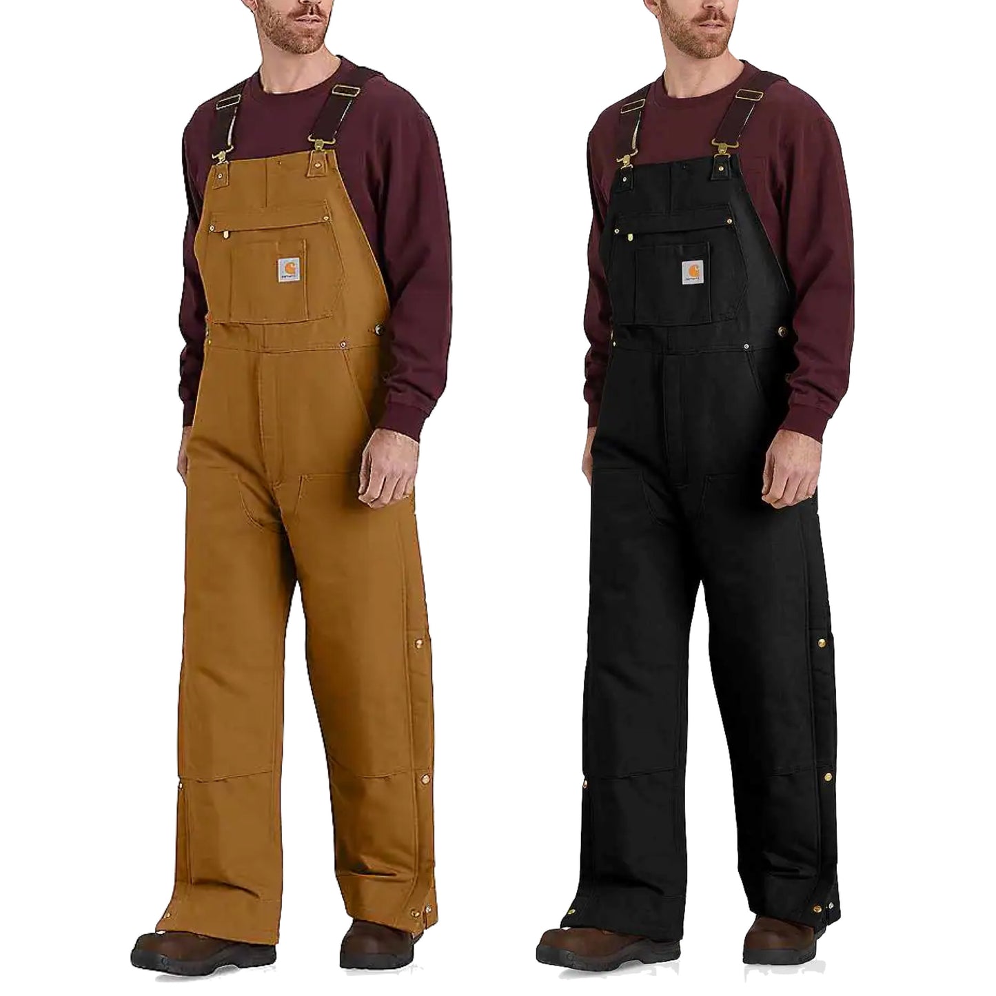 Carhartt Firm Duck Insulated Bib Overall gefütterte Latzhose 104393