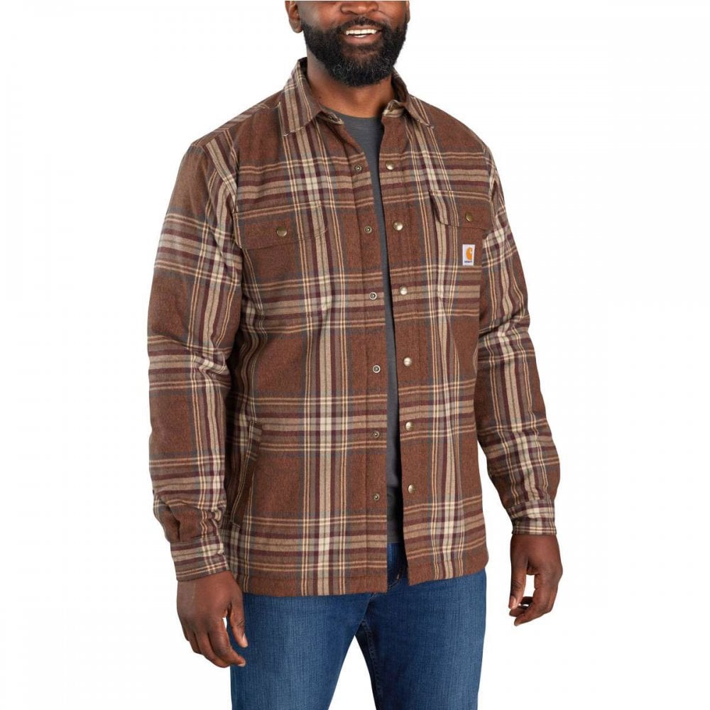 Carhartt Flannel Sherpa Lined Shirt Jacket Hemdjacke 105430