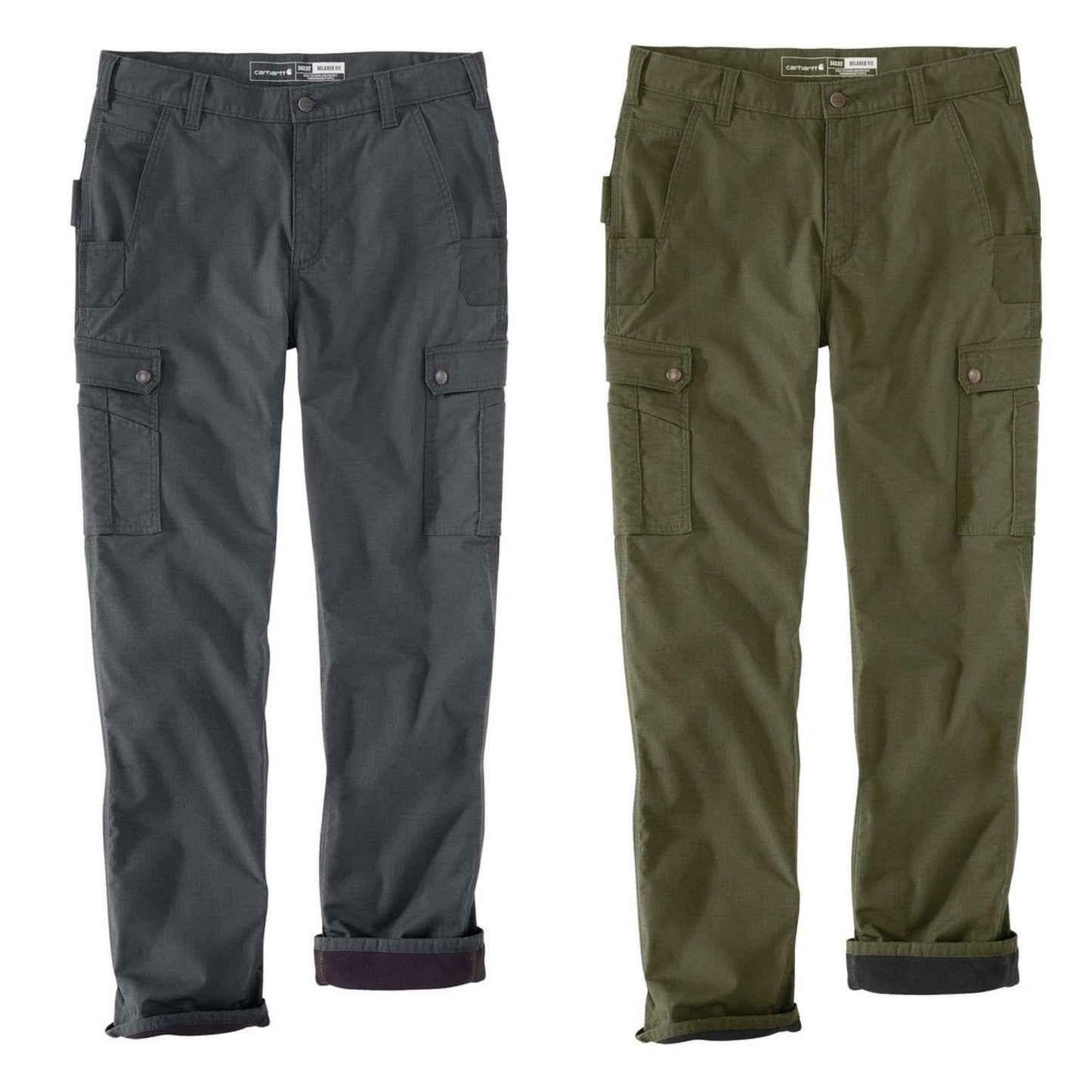 Carhartt Ripstop Cargo Fleece Lined Pant Cargohose gefüttert 105491