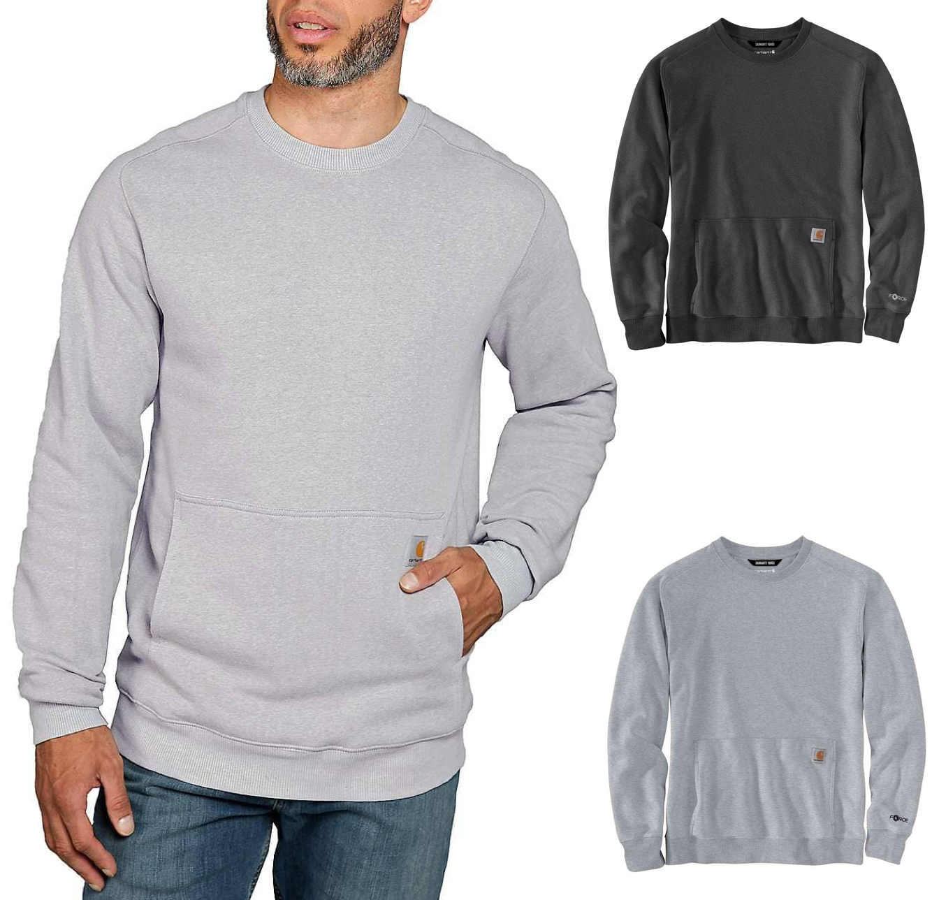 Carhartt Force Herren Lightweight Crewneck Sweatshirt 105568