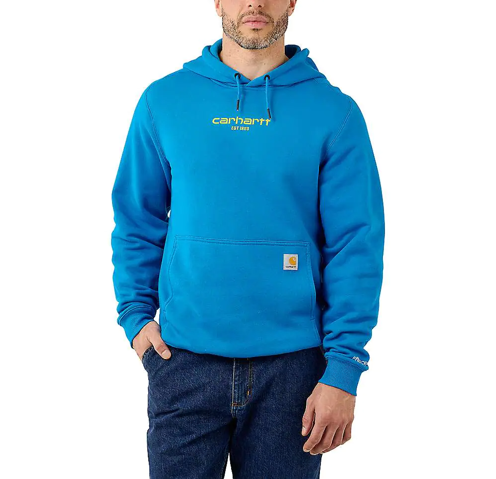 Carhartt Herren Force Lightweight Logo Graphic Sweatshirt Hoodie 105569