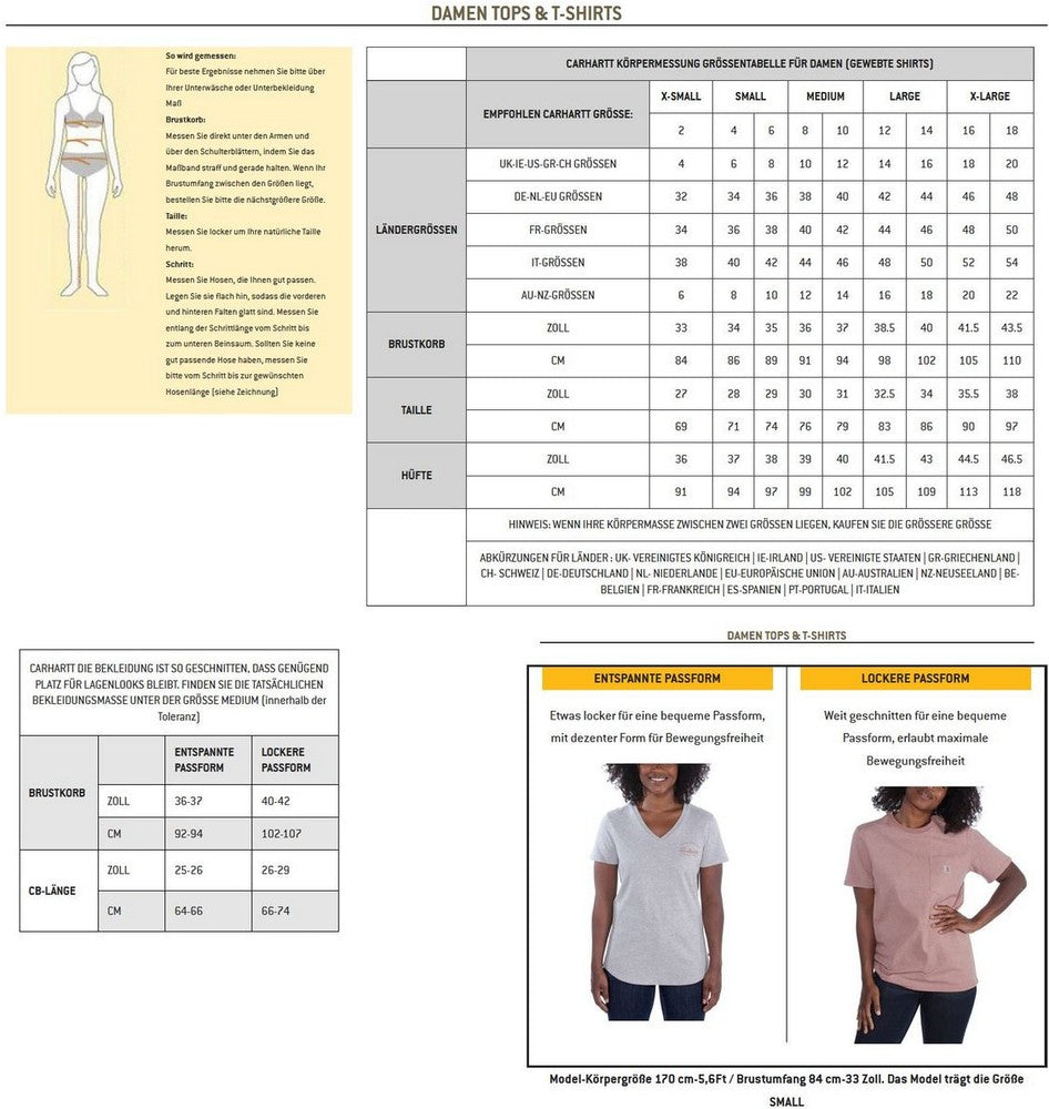 Carhartt Damen Webpelz Pullover Fleece Pullover 104922