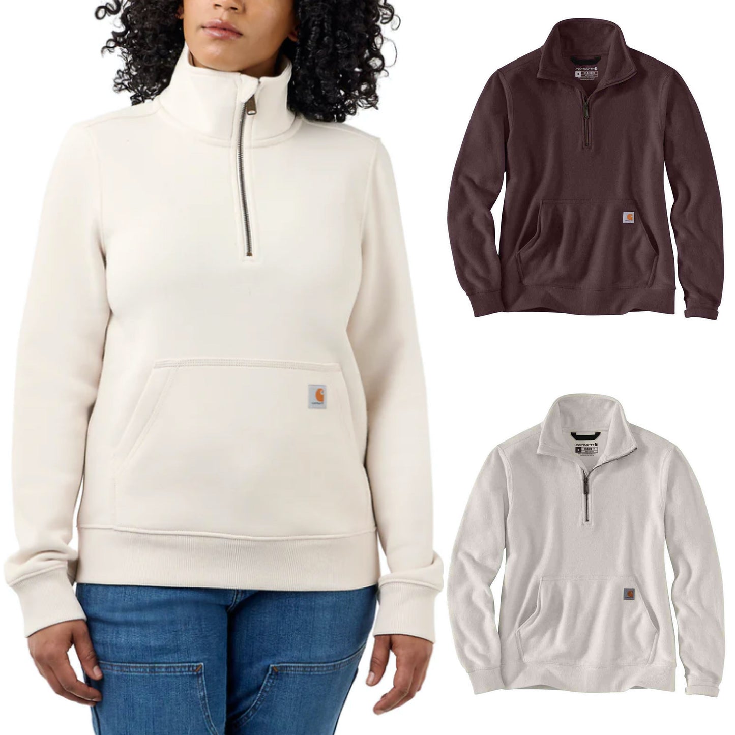 Carhartt Damen Midweight Half Zip Sweatshirt 105657