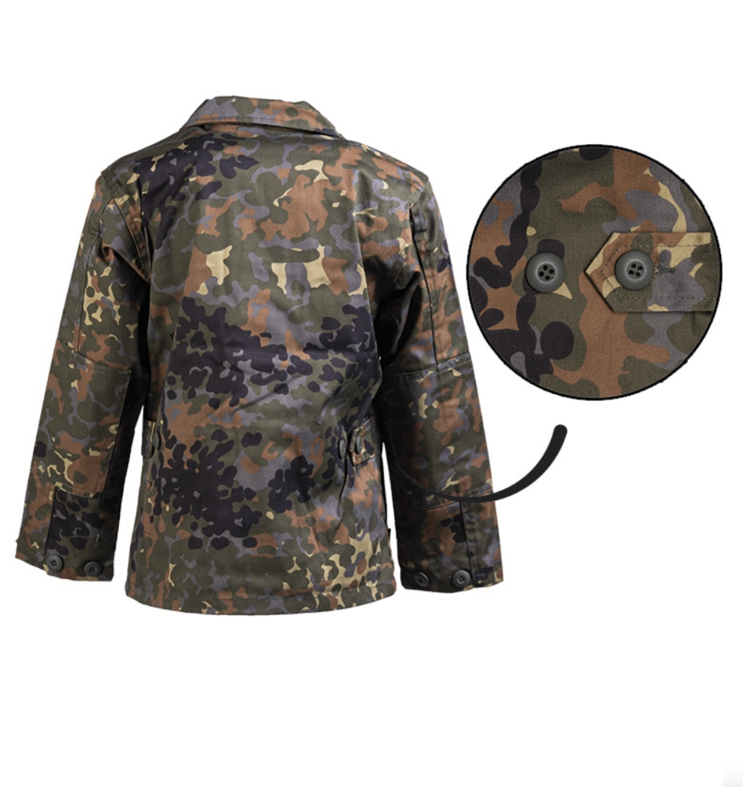 US BDU Jacke Kids Kinderjacke Flecktarn