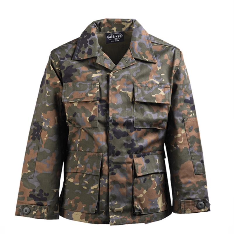 US BDU Jacke Kids Kinderjacke Flecktarn