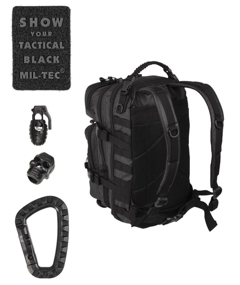 Mil-Tec US Assault Pack SM Tactical Rucksack Schwarz