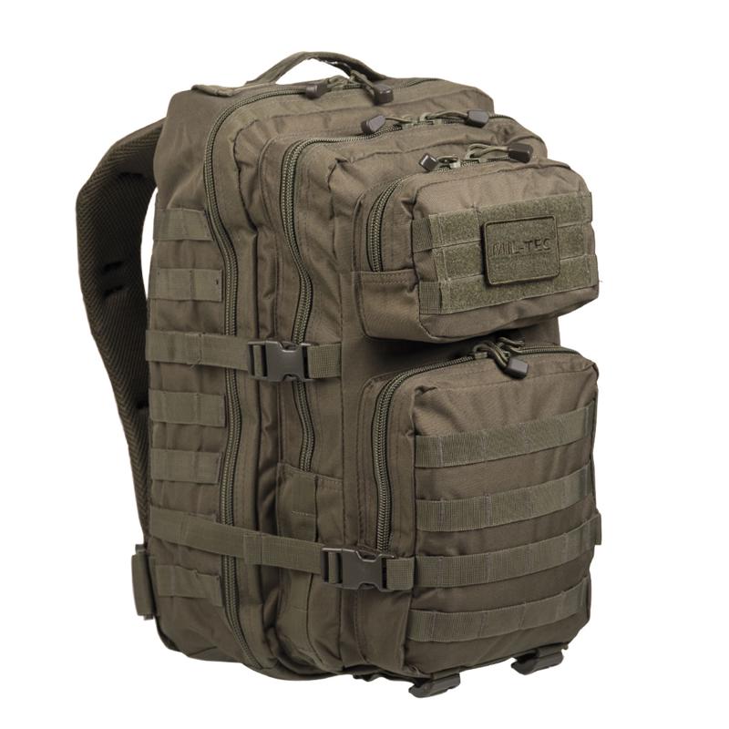 Mil-Tec US Assault Pack LG Rucksack Oliv