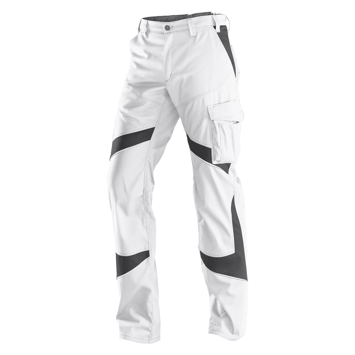Kübler Activiq Arbeitshose Bundhose Weiß/Anthrazit 2250