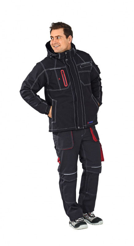Planam Basalt Winterjacke Winddicht Wasserdicht Schwarz 3390