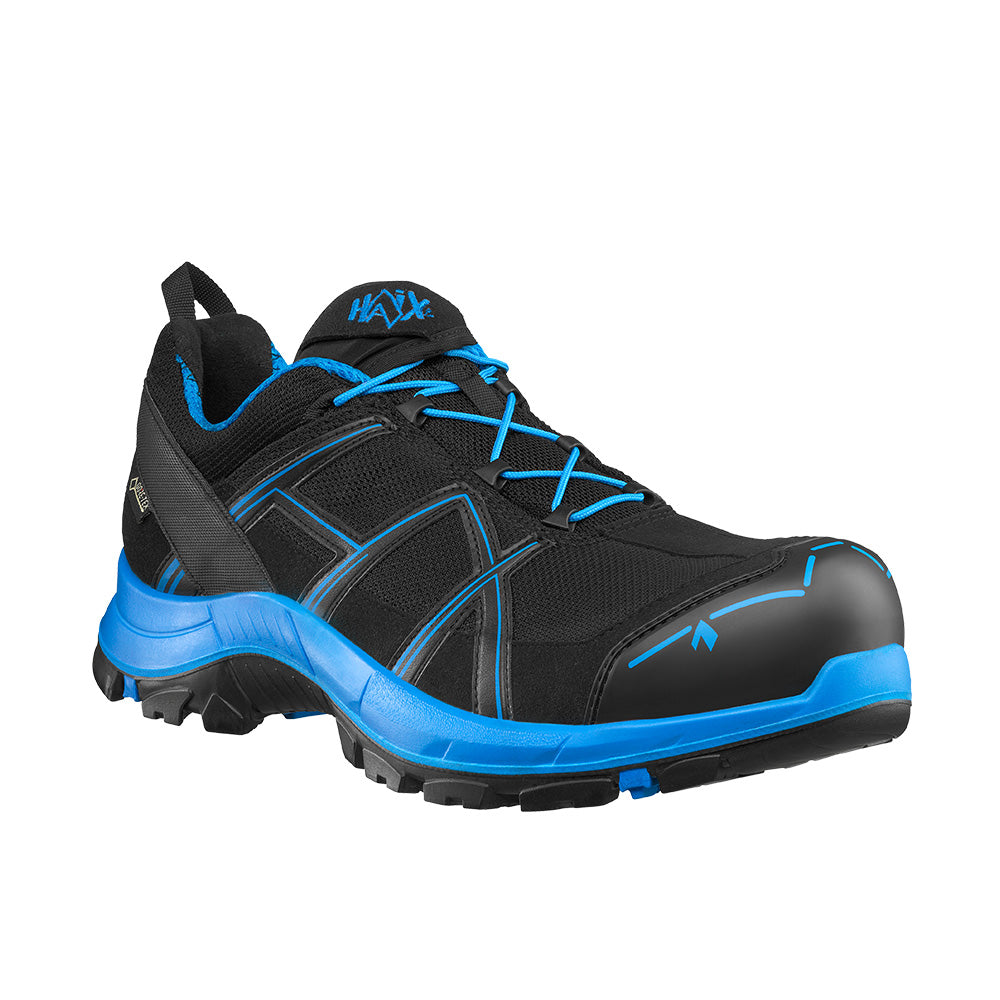HAIX Black Eagle Safety 40.1 low/black-blue Arbeitsschuhe S3 610001 + gratis HAIX Athletic Socken