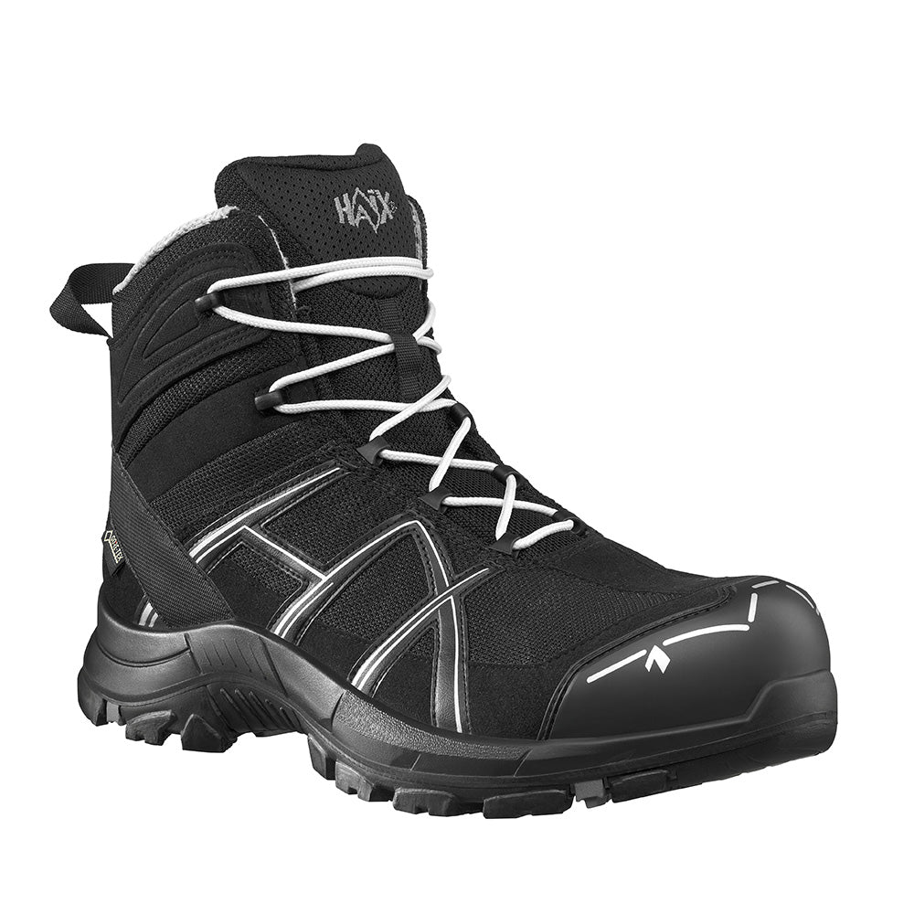 Haix Black Eagle Safety 40.1 Mid Black/Silver Arbeitsstiefel S3 610019