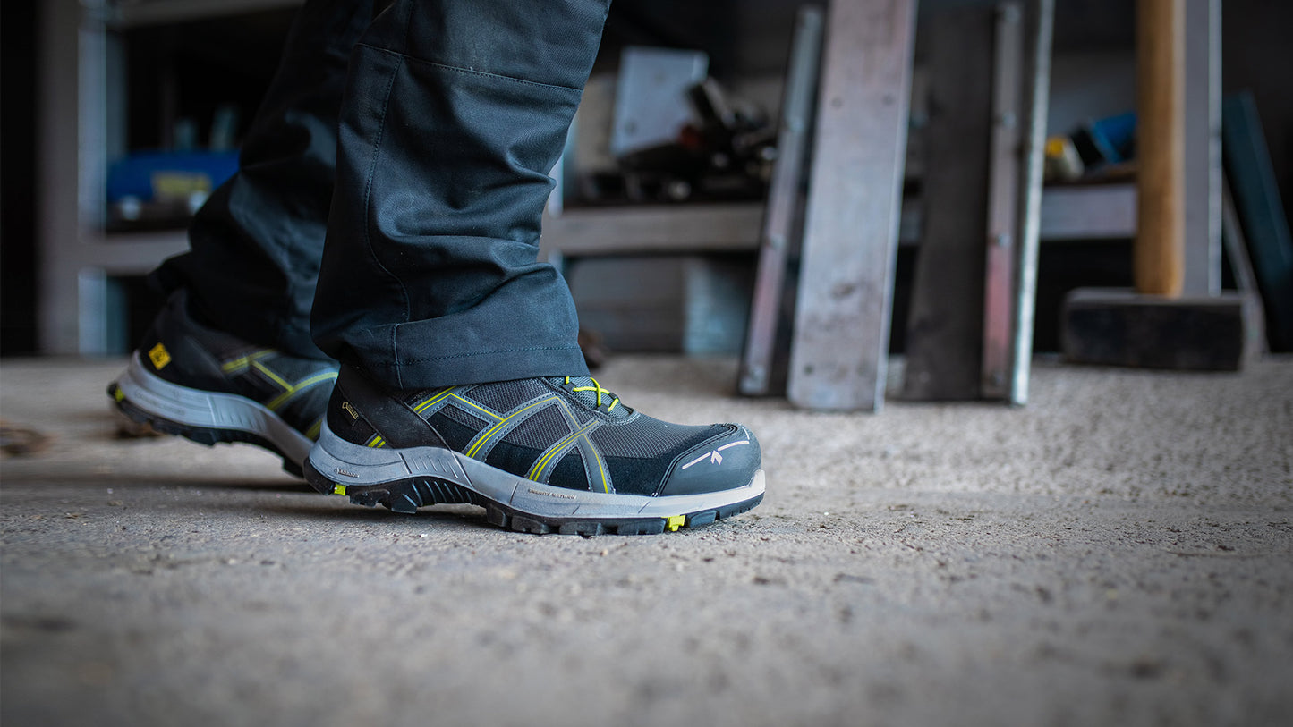 Haix Black Eagle Safety 40.1 stone/citrus Arbeitsschuhe S3 610042