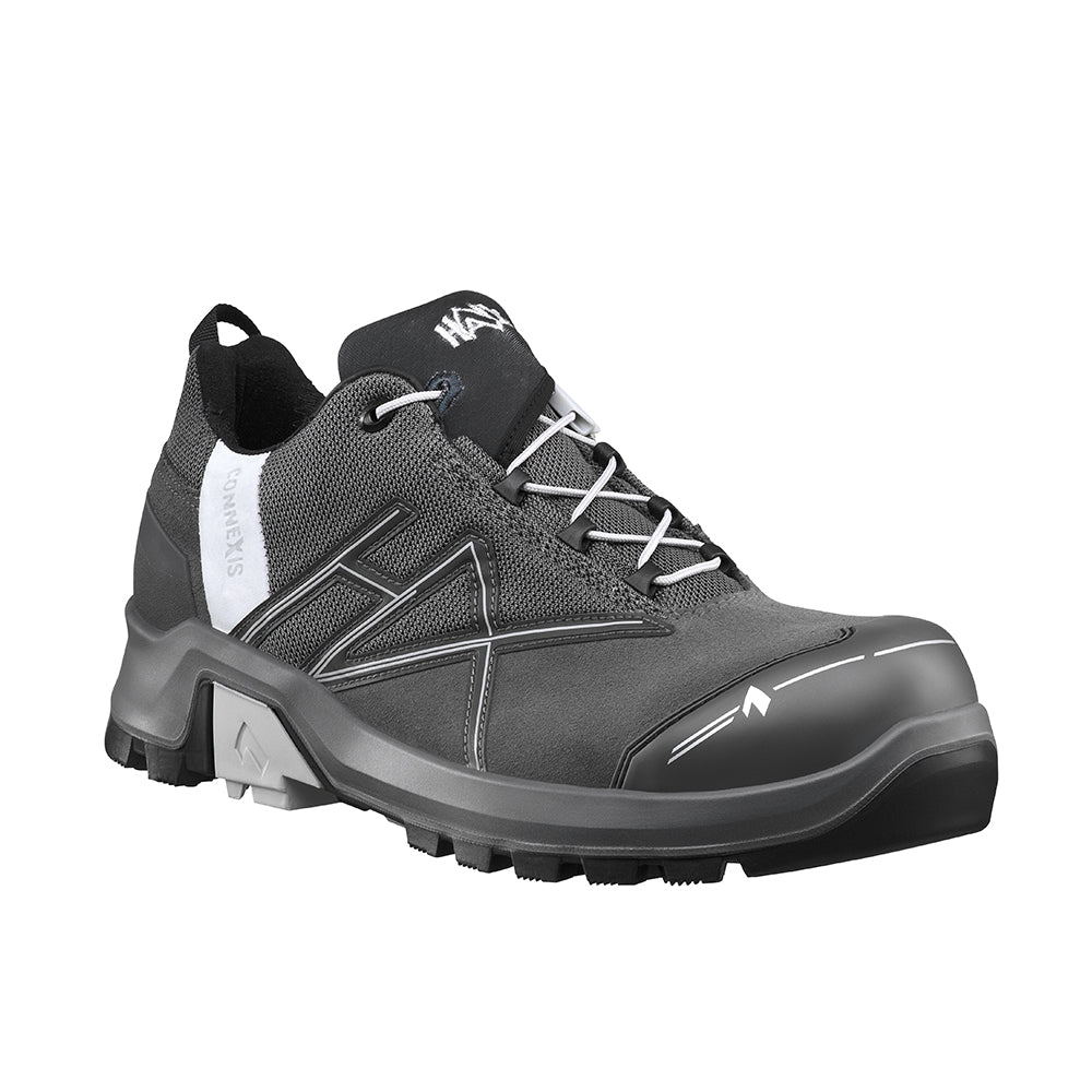 Haix Connexis Safety+ GTX Low Sicherheitsschuhe S3 Grau/Silber 631003
