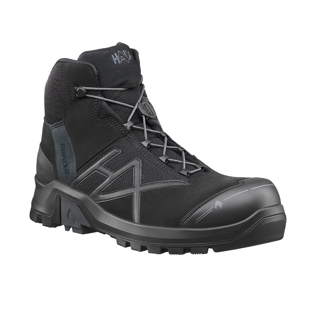 Haix Connexis Safety+ GTX LTR mid Sicherheitsschuhe S3 Schwarz 631008