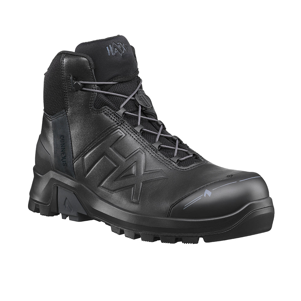 Haix Connexis Safety+ GTX LTR mid Sicherheitsschuhe S3 Schwarz 631019