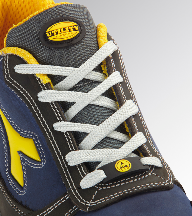 Diadora Run Low Arbeitsschuhe S3 SRC ESD Grau/Blau 701.175303