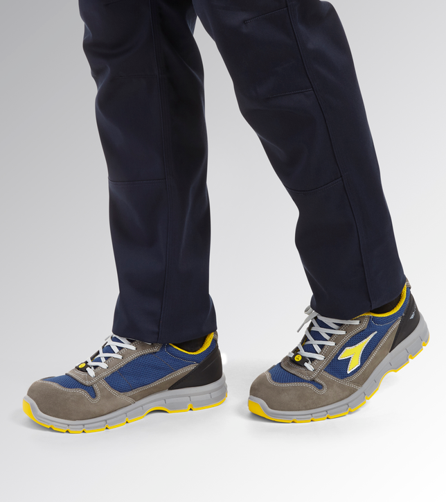 Diadora Run Text Low Arbeitsschuhe S1P SRC ESD Grau/Blau 701.175305