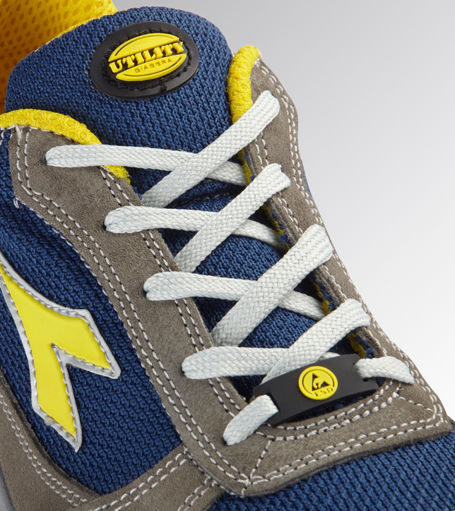 Diadora Run Text Low Arbeitsschuhe S1P SRC ESD Grau/Blau 701.175305