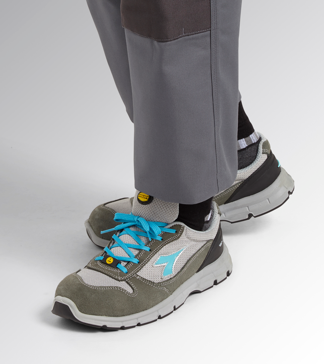 Diadora Run Text Low Arbeitsschuhe S1P SRC ESD Grau/Ice 701.175305