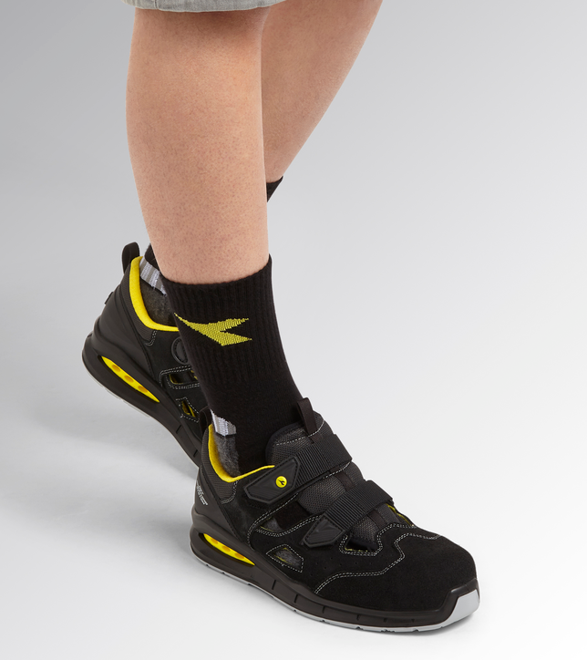 Diadora Run Net Airbox Sandale Arbeitsschuhe S1P SRC Schwarz 701.176210