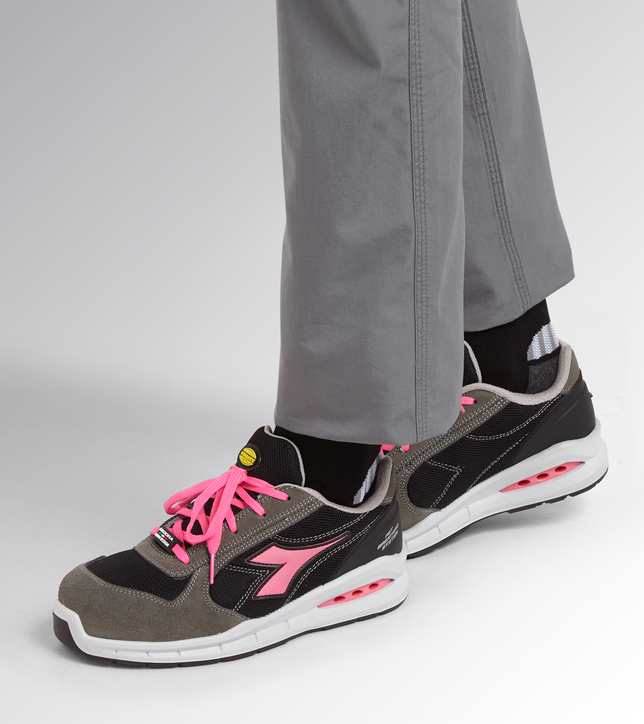 Diadora Run Net Airbox Low Damen Arbeitsschuhe S1P SRC Grau/Pink 701.176217