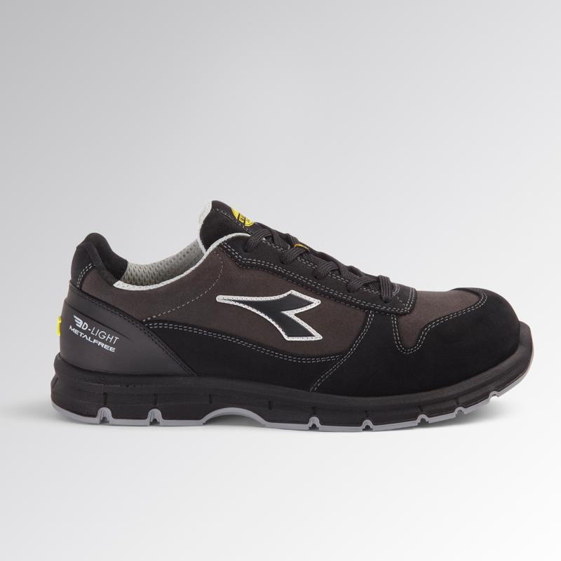 Diadora Run Text Low Metallfrei Sicherheitsschuhe S3 ESD Schwarz/Anthrazit 701.179896