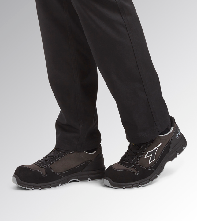 Diadora Run Text Low Metallfrei Sicherheitsschuhe S3 ESD Schwarz/Anthrazit 701.179896