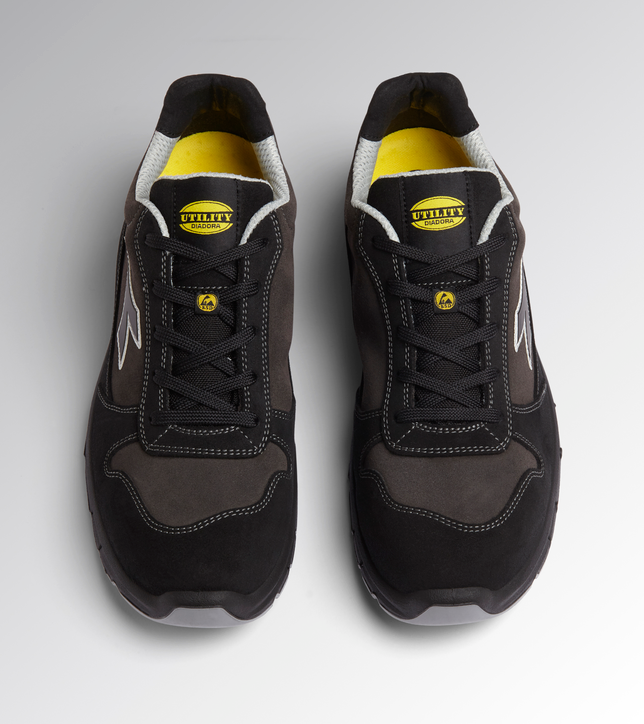 Diadora Run Text Low Metallfrei Sicherheitsschuhe S3 ESD Schwarz/Anthrazit 701.179896