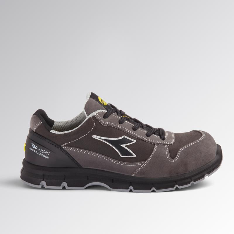 Diadora Run Text Low Metallfrei Sicherheitsschuhe S3 ESD Grau/Anthrazit 701.179896