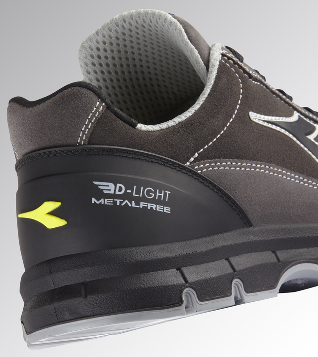 Diadora Run Text Low Metallfrei Sicherheitsschuhe S3 ESD Grau/Anthrazit 701.179896