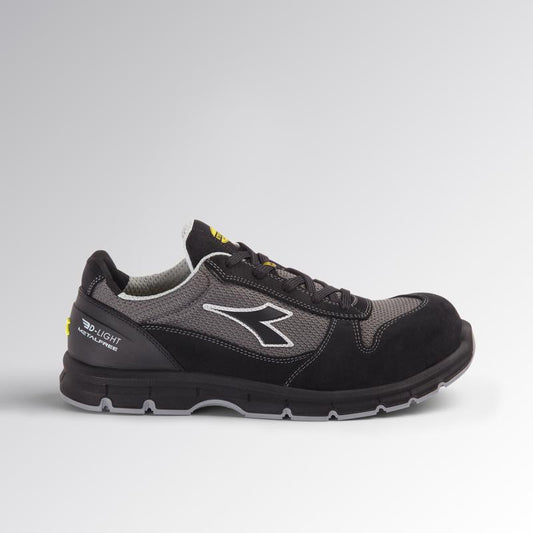 Diadora Run Text Low Metallfrei Sicherheitsschuhe S1P ESD Schwarz/Anthrazit 701.179897