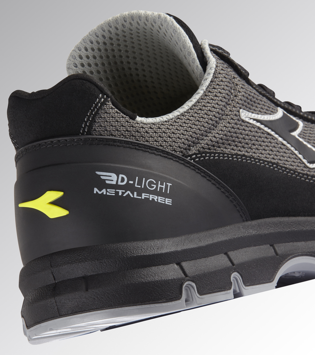 Diadora Run Text Low Metallfrei Sicherheitsschuhe S1P ESD Schwarz/Anthrazit 701.179897