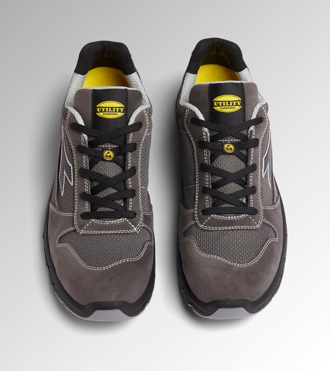 Diadora Run Text Low Metallfrei Sicherheitsschuhe S1P ESD Grau/Anthrazit 701.179897