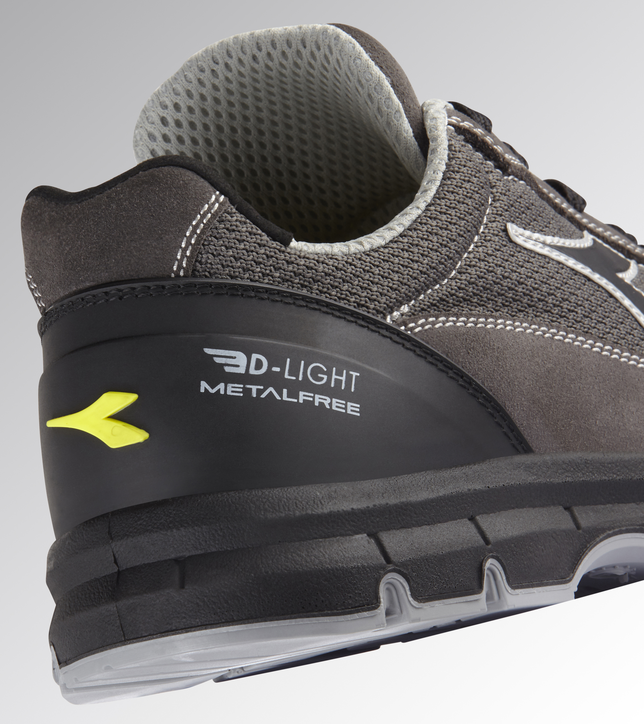 Diadora Run Text Low Metallfrei Sicherheitsschuhe S1P ESD Grau/Anthrazit 701.179897