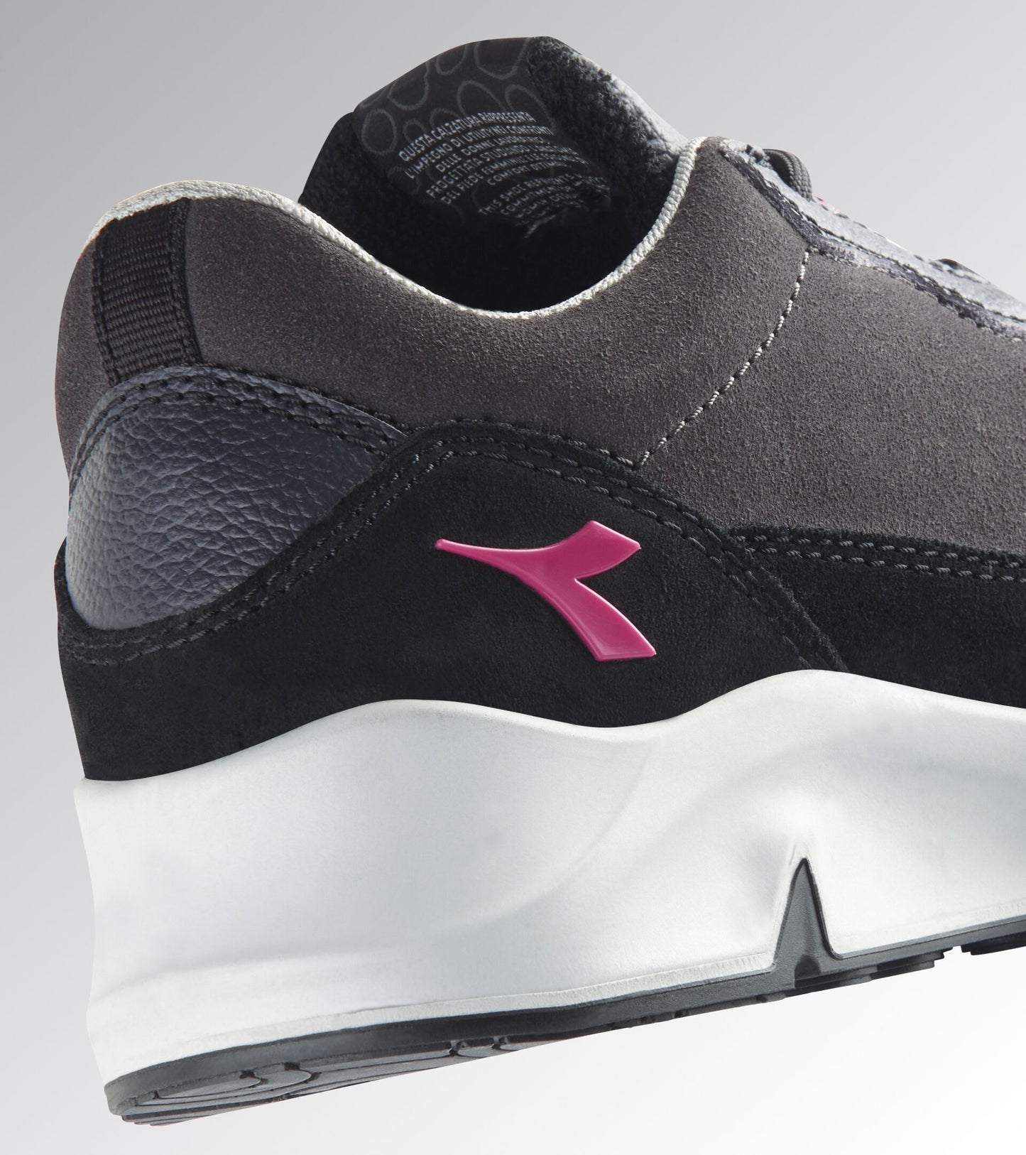 Diadora Athena Low Arbeitsschuhe S3L FO SR ESD Grau/Rosa 701.179902