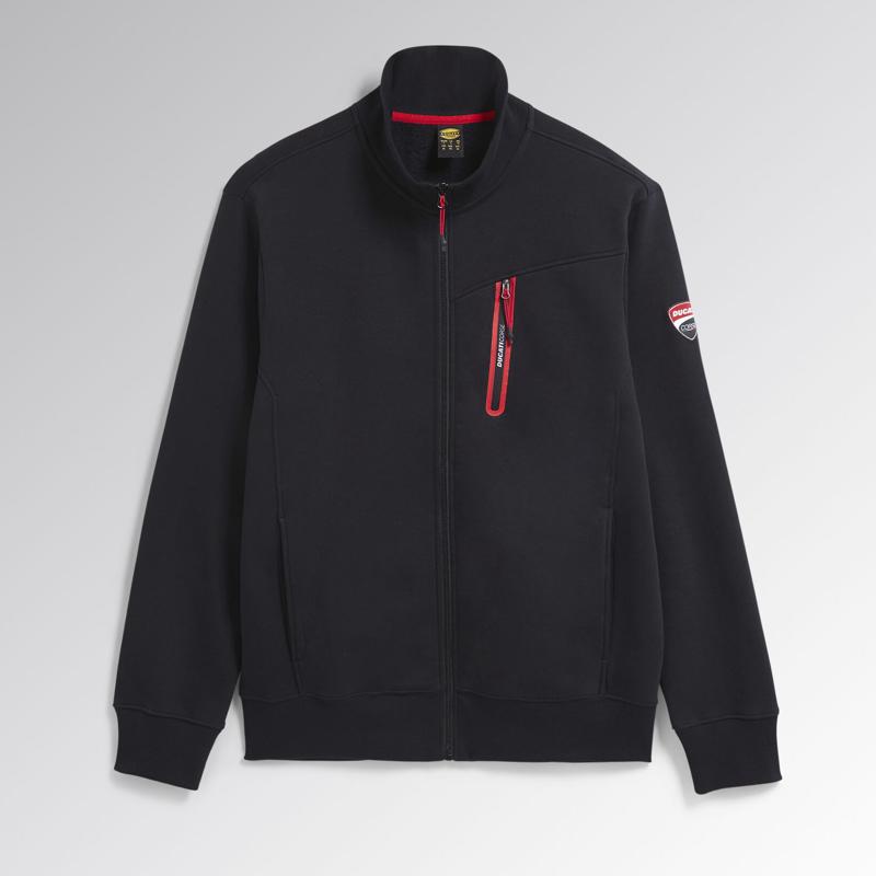 Diadora Ducati Herren Sweatshirt FZ Schwarz 702.180071