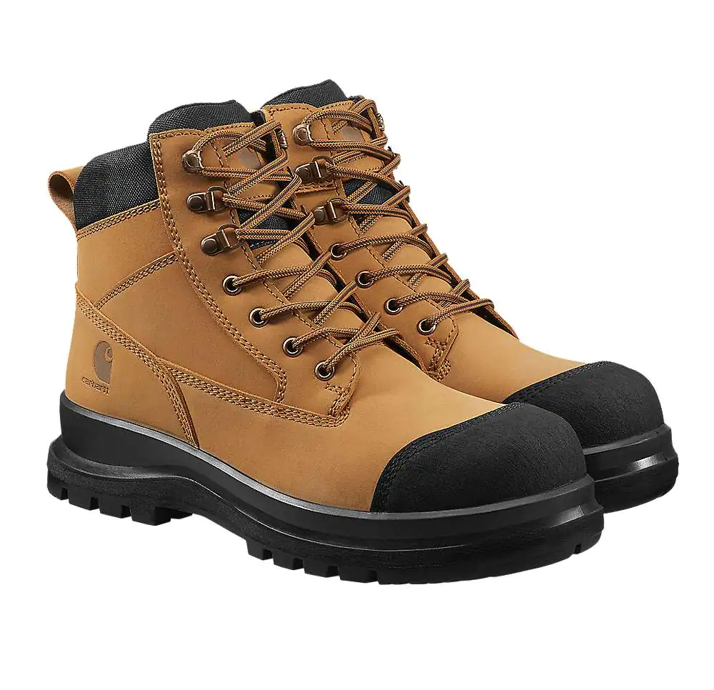 Carhartt Detroit Rugged Flex S3 6 Inch Zip Safety Boot Arbeitsstiefel Wheat F702923