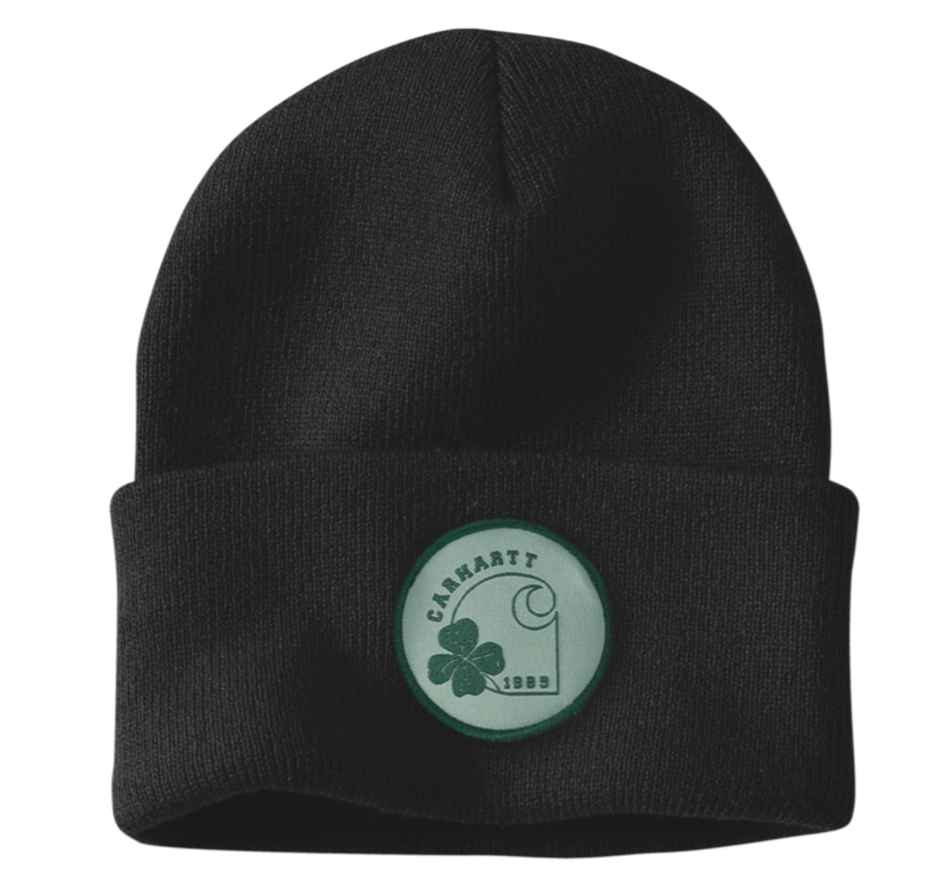 Carhartt Knit Shamrock Patch Beanie Wintermütze Strickmütze 105690