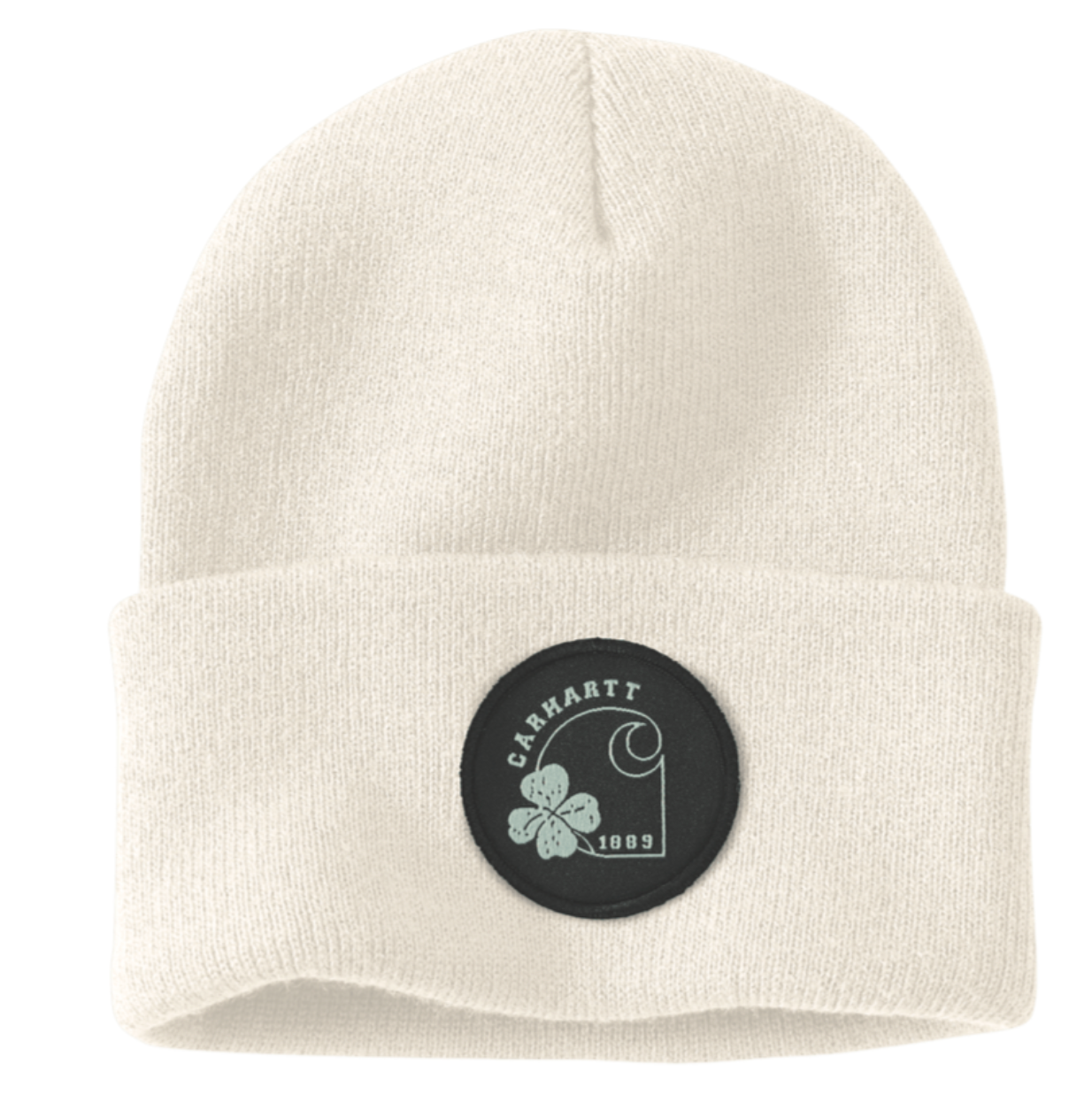 Carhartt Knit Shamrock Patch Beanie Wintermütze Strickmütze 105690