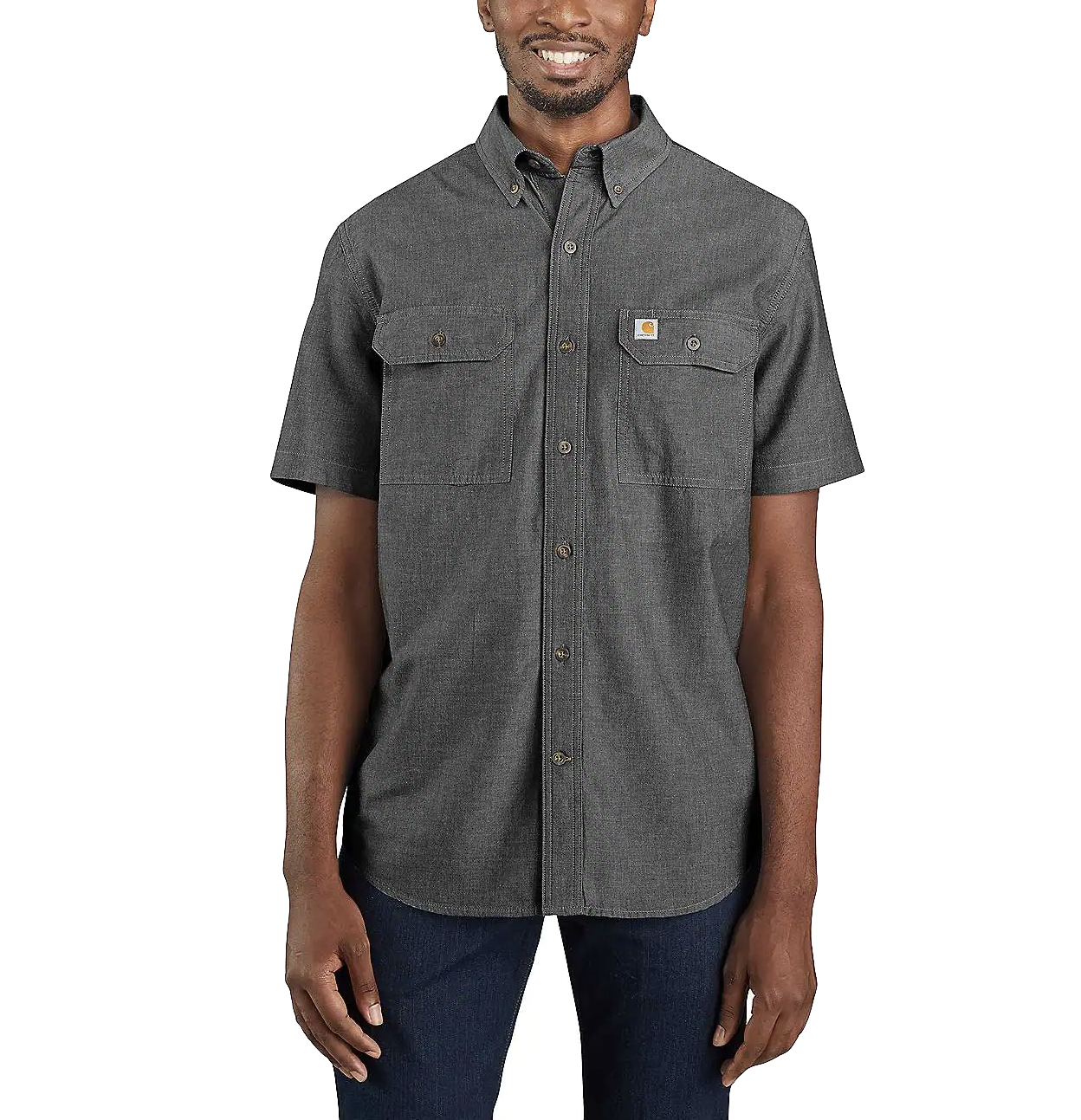 Carhartt Midweight Chambray Herren Kurzarmhemd 104369
